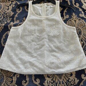 Sequin sleeveless top
